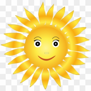 Little Ray Of Sunshine - Clipart Image Of Sun - Png Download