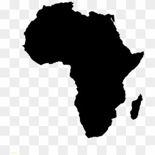 Africa, Map, Vector Map, Black, Black And White Png - African Map Black And White Clipart
