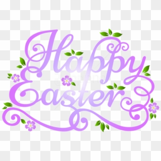 Free Png Download Deco Happy Easter Transparent Png - Happy Easter 2019 To Family And Friends Clipart