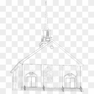 Clipart Free Big Image Png - Country Church Outline Transparent Png