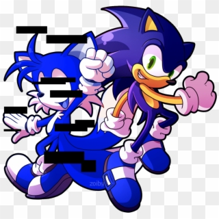 Glitch Clipart Transparent - Tails And Sonic - Png Download