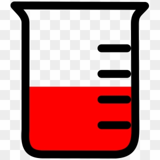 Beaker Glassware Science Png Image - Red Beaker Clipart Transparent Png