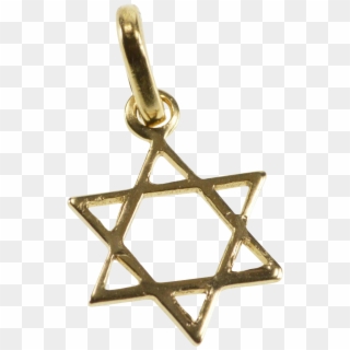 10k Star Of David Jewish Religious Symbol Charm/pendant - Locket Clipart