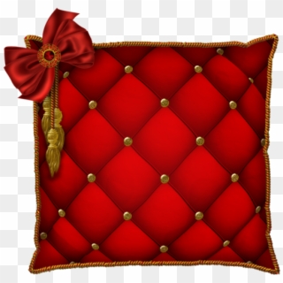 Red Pillows Png - Cushion Clipart