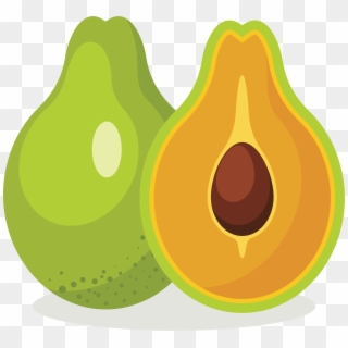 Avocado Clipart Full - Png Download