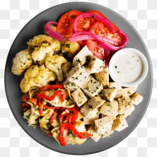 Greek Chicken Gyro Plate - Salad Clipart