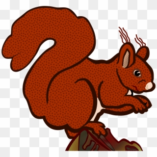 Squirrel Clipart Squirrel Family - Couleur Ecureuil - Png Download