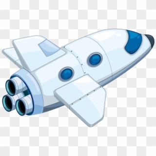 Space Clipart Kid Png - Cartoon Space Shuttle Clipart Transparent Png