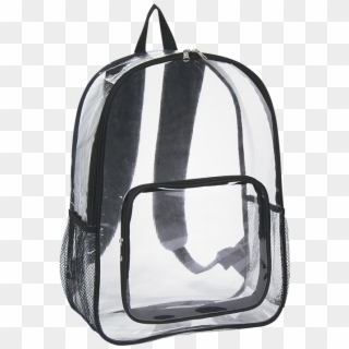 Clear Transparent Backpack - Sac Transparent A Dos Clipart