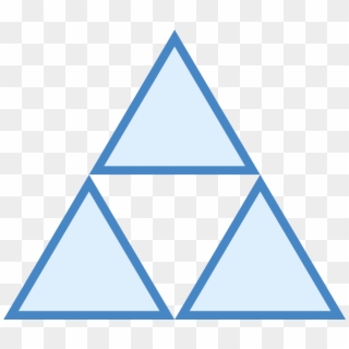 The Icon Is A Depiction Of The Triforce, A Game Element - Triangle Clipart