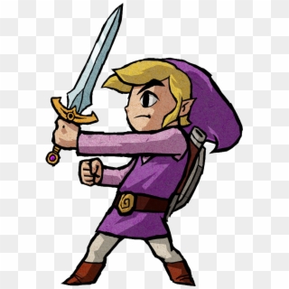 If It Happens - Purple Link Four Swords Clipart