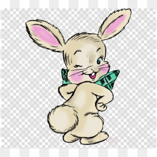 Rabbit Png Image Clipart - Vintage Easter Bunny Transparent Background