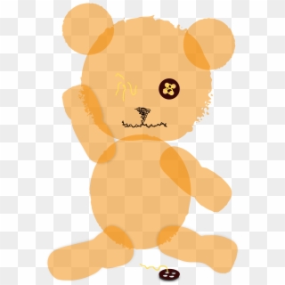 This Free Icons Png Design Of Canvas Teddy Bear - Cartoon Clipart