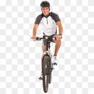 Person Riding Bike Png - Mini Usb Bike Light Clipart