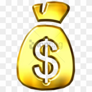 Free Png Gold Money Sign Png Png Image With Transparent - Bag Of Money Gold Clipart