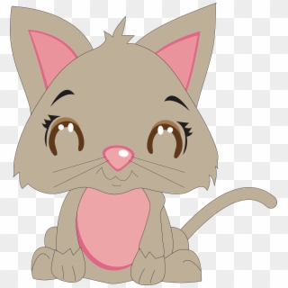 Kittens Clipart Rat Cat - Cartoon - Png Download
