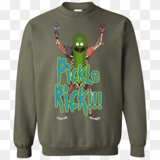 Image 33 Pickle Rick Rick And Morty Sweater - Merry Christmas Boston Celtics Clipart
