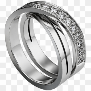 Silver Ring With Diamonds Png Clipart - Etincelle De Cartier 戒指 Transparent Png