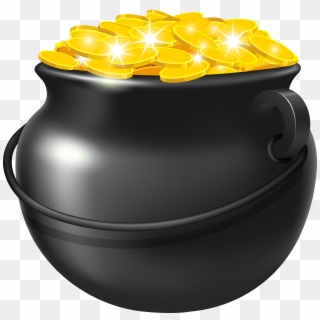 Free Png Download Black Pot Of Gold Png Images Background - Pot Of Gold Transparent Clipart