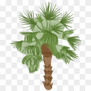 Canary Island Date Palm - Palm Tree Logo Png La Clipart