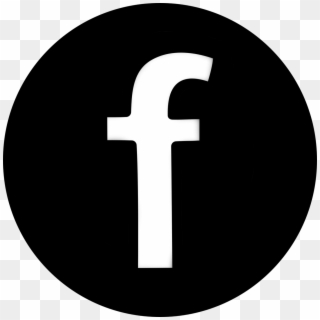 Facebook Black Background - Facebook Icon Png White Clipart