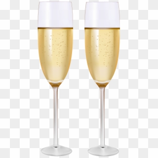 Two Glasses Of Champagne Png Clipart - Clipart Png Champagne Glass Transparent Png