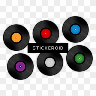 Vinyl Record Collection Clipart