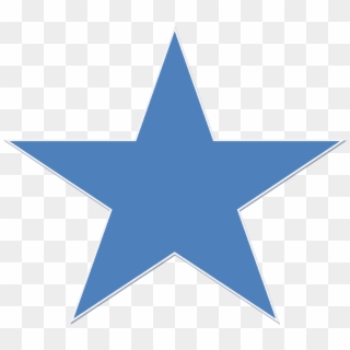 Star Png - Blue Star Transparent Background Clipart