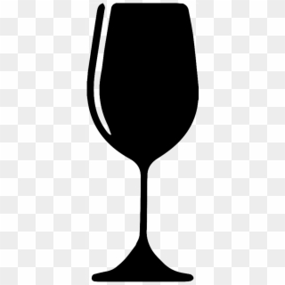 Wine Free - Black Wine Glass Png Clipart