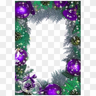 Frameworks, Noel Christmas Boarders, Christmas Background, - Purple And Gold Christmas Border Transparent Clipart