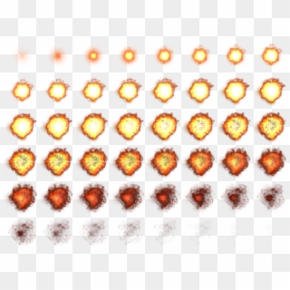 Drawn Explosions Sprite - Animation Explosion Clipart