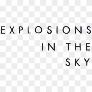 Explosions In The Sky Official Store Logo - Explosions In The Sky Band Logo Clipart
