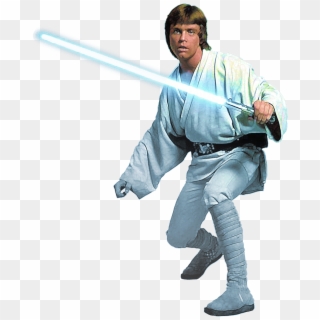 After Dropping His Blue Lightsaber, Along With A Hand - Luke Skywalker Transparent Background Clipart