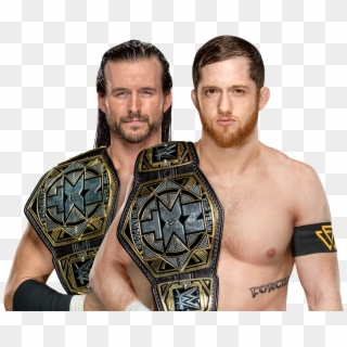 Here's Adam Cole, Stealing Bobby Fish's Arm Because - Wwe Adam Cole Nxt Tag Team Champion Clipart