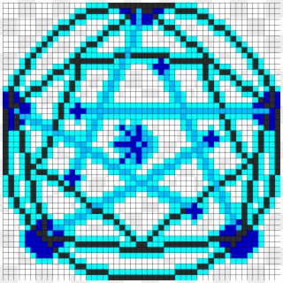 Human Transmutation Circle Fma - Fullmetal Alchemist Pixel Art Templates Clipart