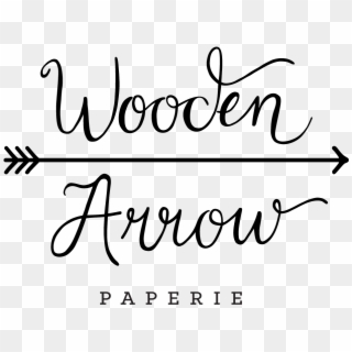 Drawn Arrow Wedding - Calligraphy Clipart