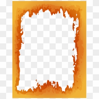 Fire Border Png With Transparent Background - Fire Border Transparent Png Clipart