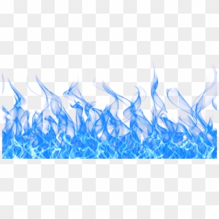 Blue Flame Png Hd - Blue Fire Transparent Background Clipart