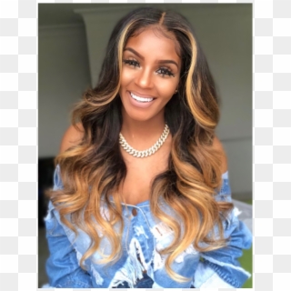 360 Lace Wig Pre Plucke Body Wave With Babyhair - Wig Clipart