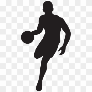Basketball Player Silhouette Clip Art Image - Basketball Player Silhouette Png Transparent Png