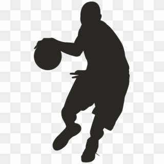 Silhouette Basketball Players At Getdrawings - Basketball Clipart - Png Download