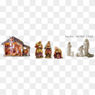 African American Nativity Scene - Figurine Clipart