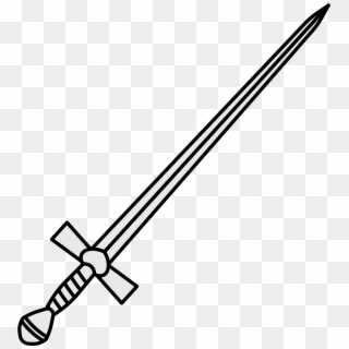 Coa Illustration Elements Arms Sword - Sword Coat Of Arms Png Clipart