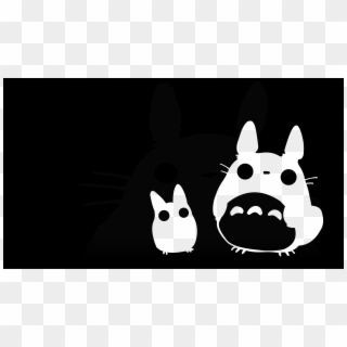 Totoro スーツ ケース ステッカー 白 Clipart Pikpng