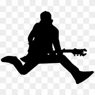 Guitar Player Silhouette Png - Guitar Player Vector Png Clipart