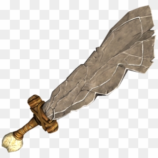 Wood Sword - Stone Sword Png Clipart