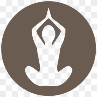 Round Circle Meditation Yoga Logo Design Png Image - Yoga Logo Transparent Clipart