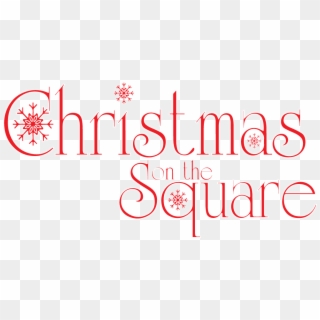 Christmas On The Square - Calligraphy Clipart