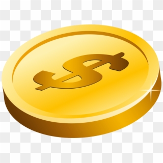 Free Gold Coin Clip Art - Png Download