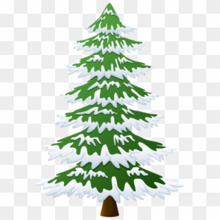 Free Png Snowy Pine Tree Png - Cartoon Skiing Clipart